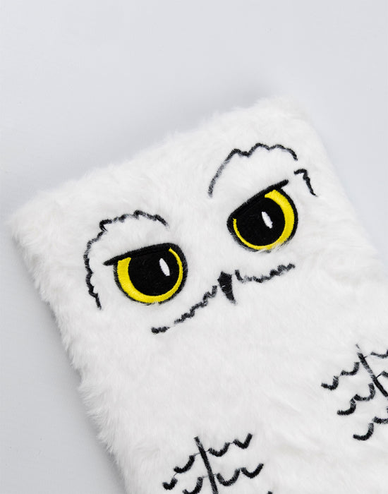 Harry Potter Hedwig Unisex Kids White Composition Notebook and Pen