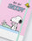 Peanuts Let's Go Snoopy Unisex Kids Pink Composition Notebook and Pen