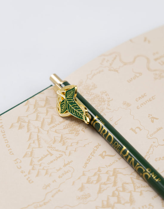 Lord Of The Rings Scenic Unisex Kids Green Composition Notebook and Pen