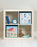 Bluey Multi Character Unisex Kids Blue Storage Cube Twin Pack