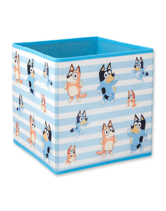 Bluey Multi Character Unisex Kids Blue Storage Cube Twin Pack