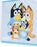 Bluey Multi Character Unisex Kids Blue Storage Cube Twin Pack