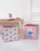 Lilo & Stitch Character Girls Pink Storage Cube Twin Pack