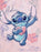 Lilo & Stitch Character Girls Pink Single Duvet Set