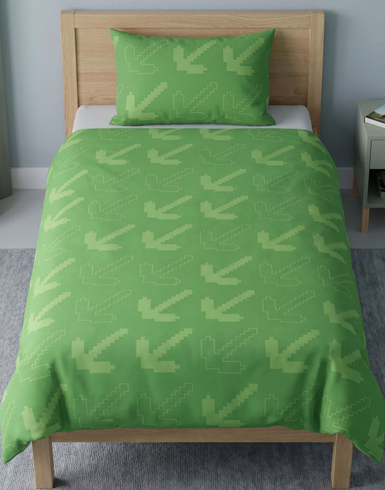 Minecraft Steve & Alex Boys multicoloured Single Duvet Set
