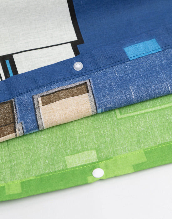 Minecraft Steve & Alex Boys multicoloured Single Duvet Set