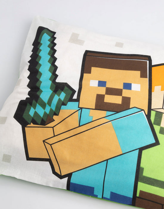 Minecraft Steve & Alex Boys multicoloured Single Duvet Set