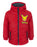 Pokemon Boys Red Long Sleeve Rain Coat