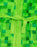 Minecraft Pixel Creeper Novelty Print Unisex Kids Green Bathrobe