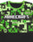 Minecraft Creeper All-Over Print & Logo Boys Green Short Sleeve Long Leg Pyjama Set