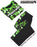 Minecraft Creeper All-Over Print & Logo Boys Green Short Sleeve Long Leg Pyjama Set