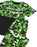 Minecraft Creeper All-Over Print & Logo Boys Green Short Sleeve Short Leg Pyjama Set