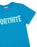 Fortnite Battle Royale Boys Blue Short Sleeved T-Shirt