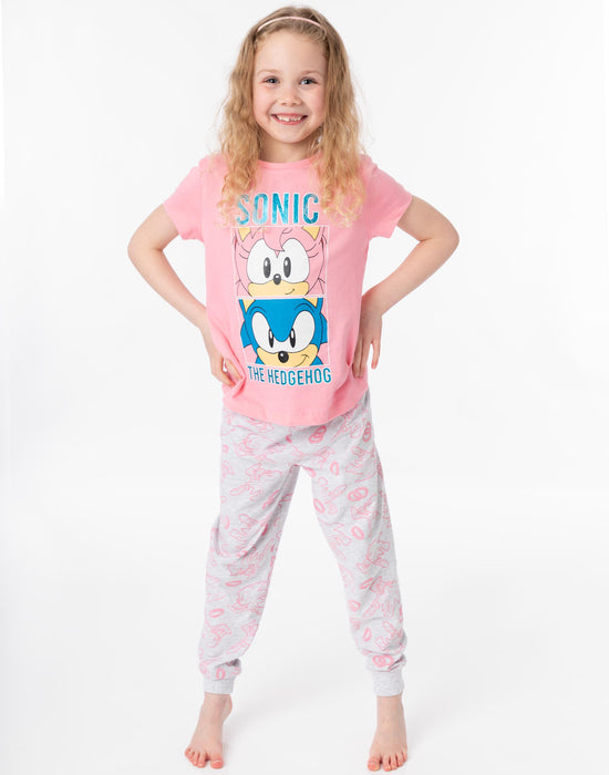 Sonic the Hedgehog Girls Pyjamas - Pink