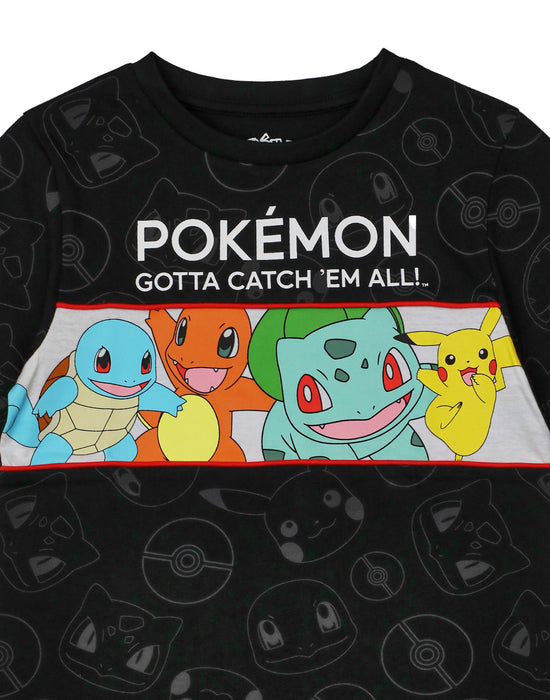 Pokemon Characters Boy's T-Shirt