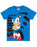 Sonic the Hedgehog Boys Blue Short Sleeved T-Shirt