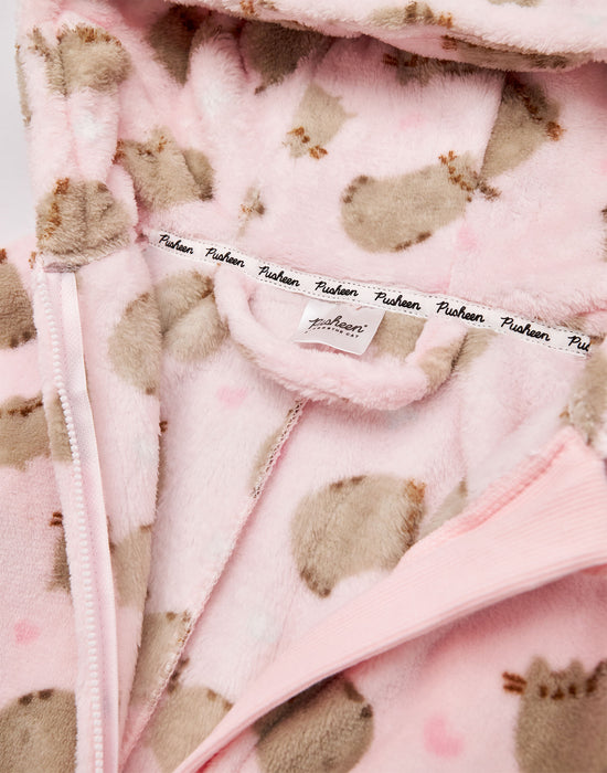 Pusheen The Cat Onesie For Girls Pink — Vanilla Underground