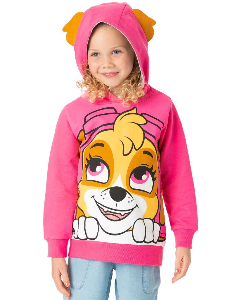 Felpa Paw Patrol Con Zip E Glitter - Skye, Per Bambine, Morbida E Confortevole