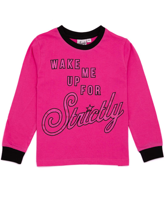 Strictly Come Dancing Pink Long Sleeve Pyjama Set Girls