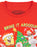 SpongeBob SquarePants Christmas Tree Kids Red Short Sleeved T-Shirt