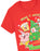SpongeBob SquarePants Christmas Tree Kids Red Short Sleeved T-Shirt