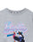 Barbie Merry & Bright Girls Grey Marl Short Sleeved T-Shirt
