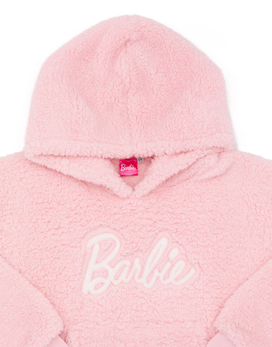 Barbie Girls Pink Blanket Hoodie