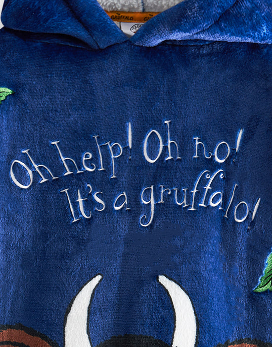 The Gruffalo Boys Blue Blanket Hoodie