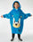 Sonic Boys Blue Fleece Hooded Blanket Hoodie