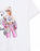 Barbie Doodle Barbie Pose Little Girls White Short Sleeved T-Shirt