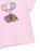 Pusheen Bye Balloons Girls Pink Short Sleeved T-Shirt