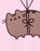 Pusheen Bye Balloons Girls Pink Short Sleeved T-Shirt