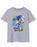Sonic The Hedgehog Sonic Little Kids Grey Marl Short Sleeved T-Shirt