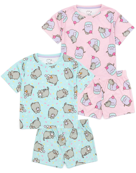 Pusheen The Cat Girls 2 Pack Pyjamas