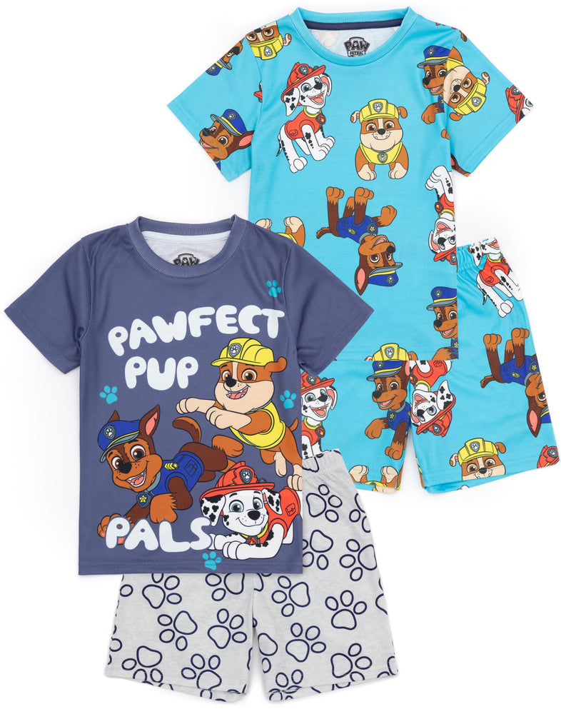 PAW Patrol Boys 2 Pack T-Shirt And Shorts Pyjamas