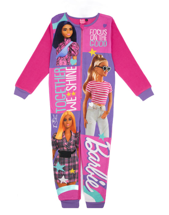 Barbie Girls Pink All-in-One Nightwear