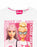 Barbie Girls Pink Short Sleeve T-Shirt and Shorts Pyjama Set