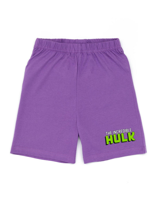 Marvel Hulk Boys T-Shirt And Shorts Pyjamas
