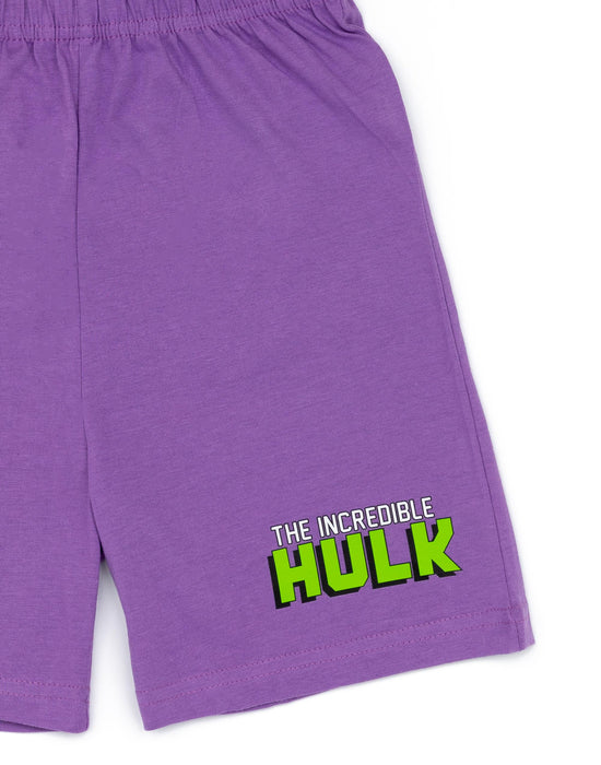 Marvel Hulk Boys T-Shirt And Shorts Pyjamas
