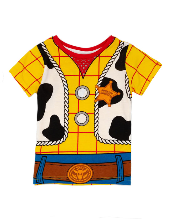 Disney Toy Story Boys Woody T-Shirt and Shorts Pyjamas