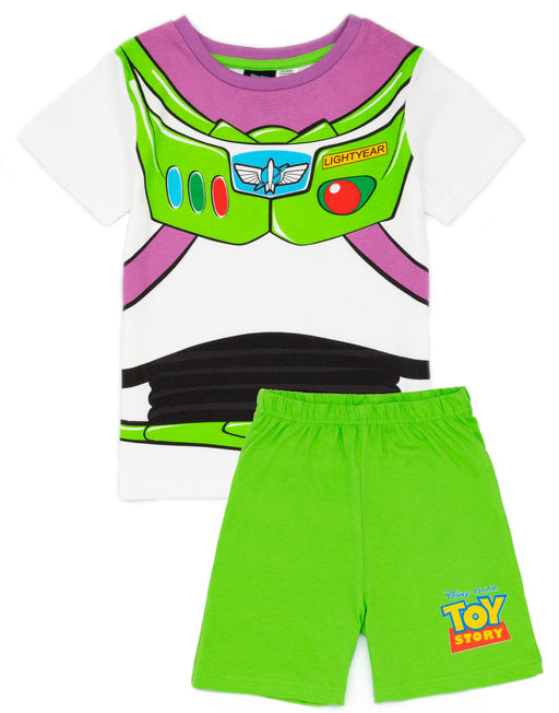 Disney Pixar Toy Story Boys Buzz Lightyear T-Shirt And Shorts Pyjamas
