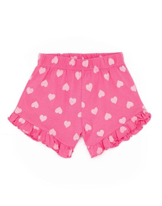 Disney Princess Girls Pink Short Sleeve T-Shirt and Shorts Pyjamas