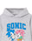 Sonic the Hedgehog Collegiate Sonic & Amy Girls Grey Marl Hoodie