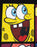 SpongeBob SquarePants Pop Art Kids Black Hoodie