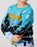 Pokemon Kids Knitted Blue Christmas Jumper