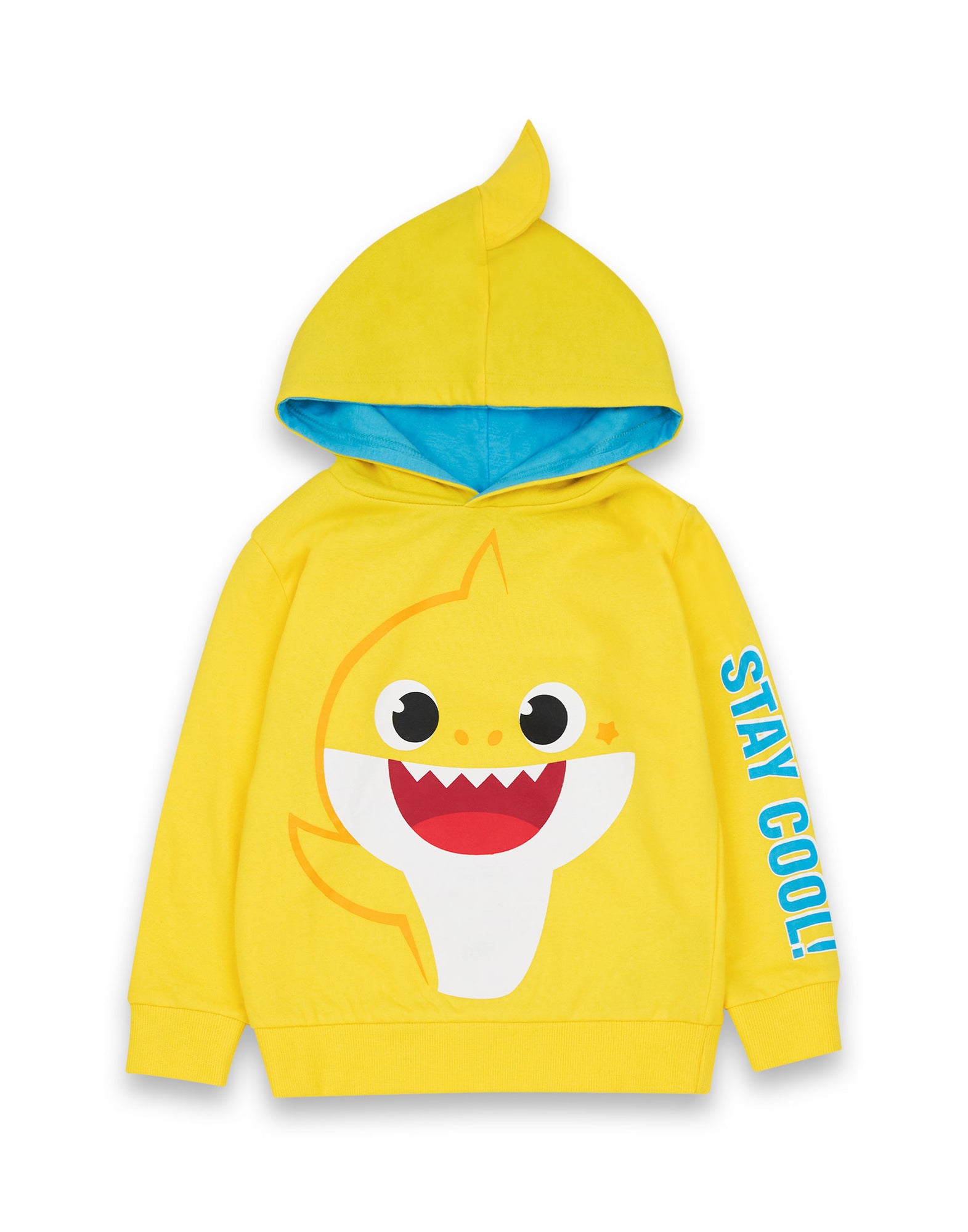 Baby Shark Kids Hoodie Childrens Stay Cool Yellow Singing Sea