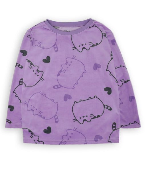 Pusheen Girls Purple Pyjama Set