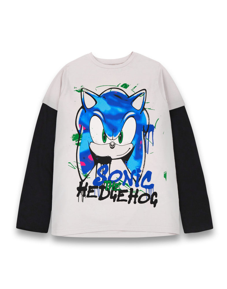 Sonic the Hedgehog Boys Skater T-Shirt