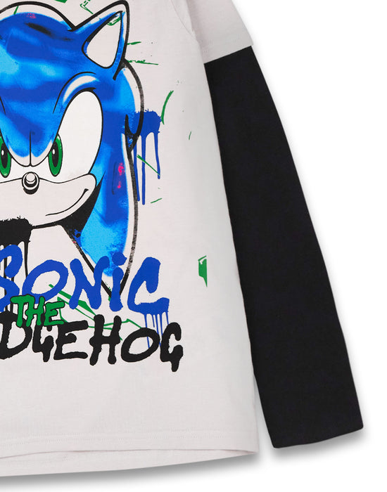 Sonic the Hedgehog Boys Skater T-Shirt
