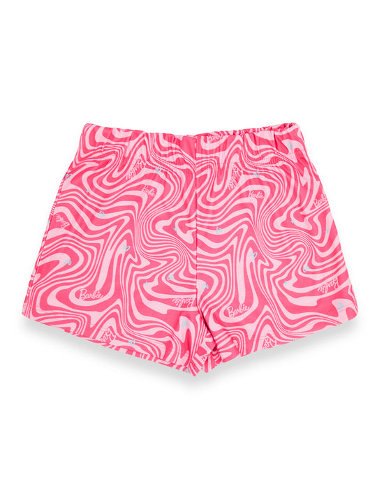 Barbie Girls Short Sleeve Top & Shorts Pyjama Set